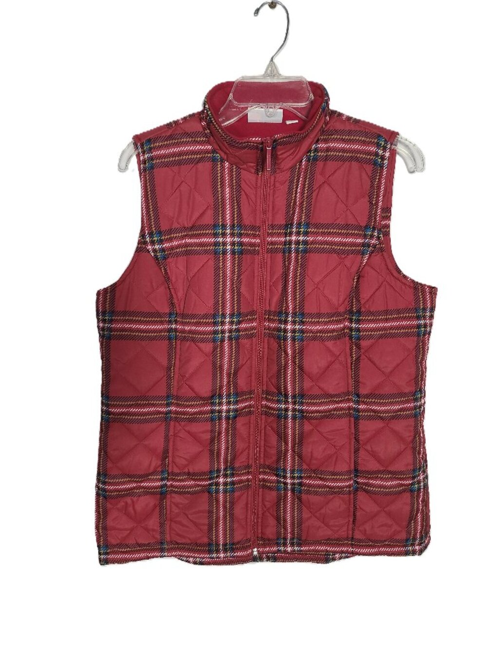 Denim & Co Womens Vest Quilted Medium
